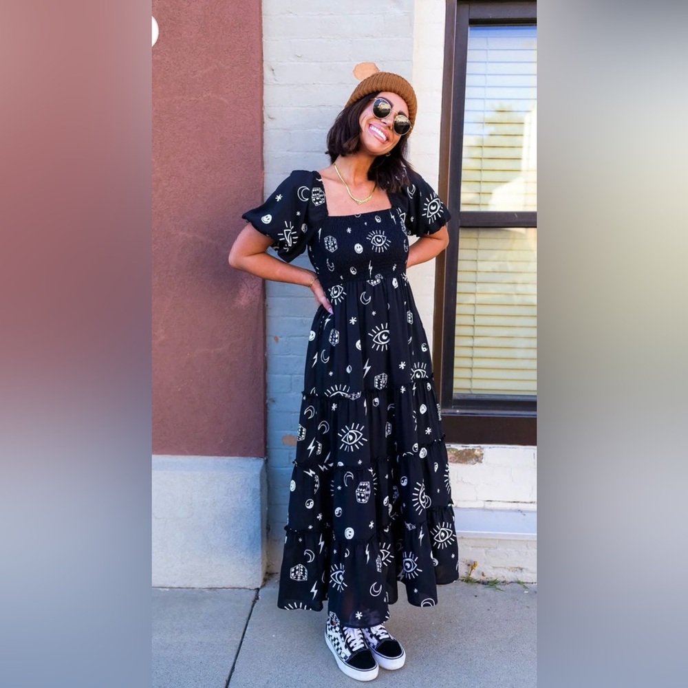 Dressed in LALA Black What’s your sign dress